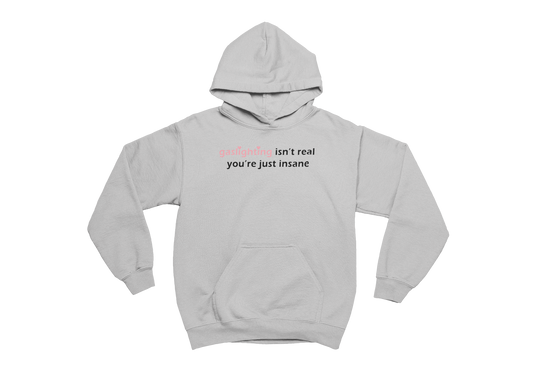 Valentine's Day Gaslighting Hoodie Grey